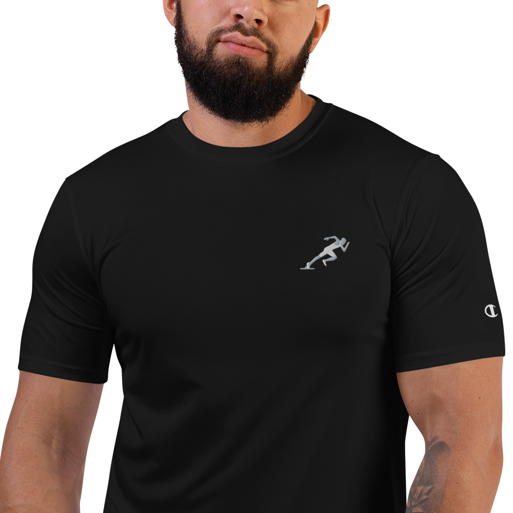 Camiseta Deportiva de Poliester GettingShape Color Negro