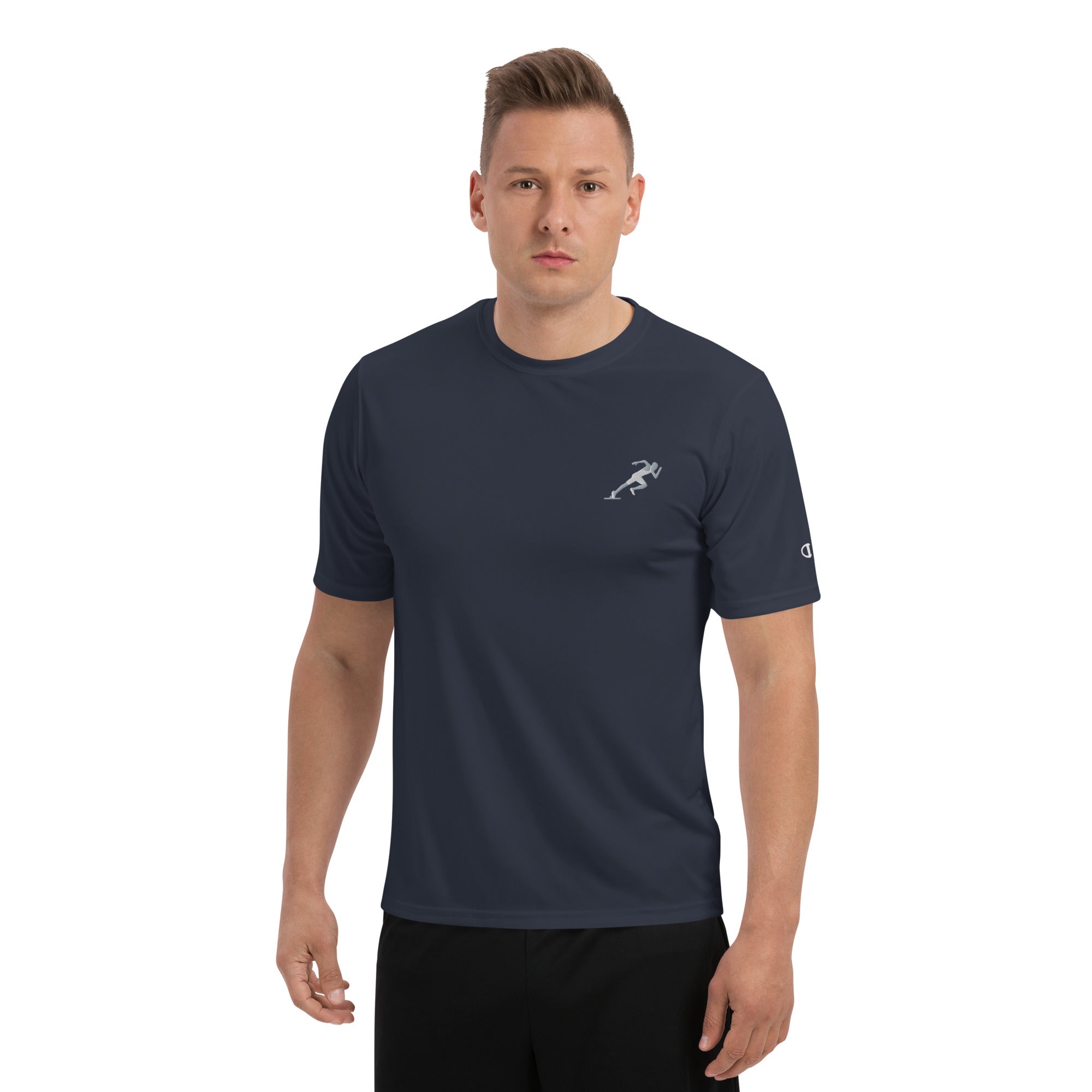 Camiseta Deportiva de Poliester GettingShape Color Navy